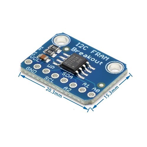 MB85RC256V FRAM Memory 32KB I2C Non-Volatile IC Breakout Board IoT Sensor