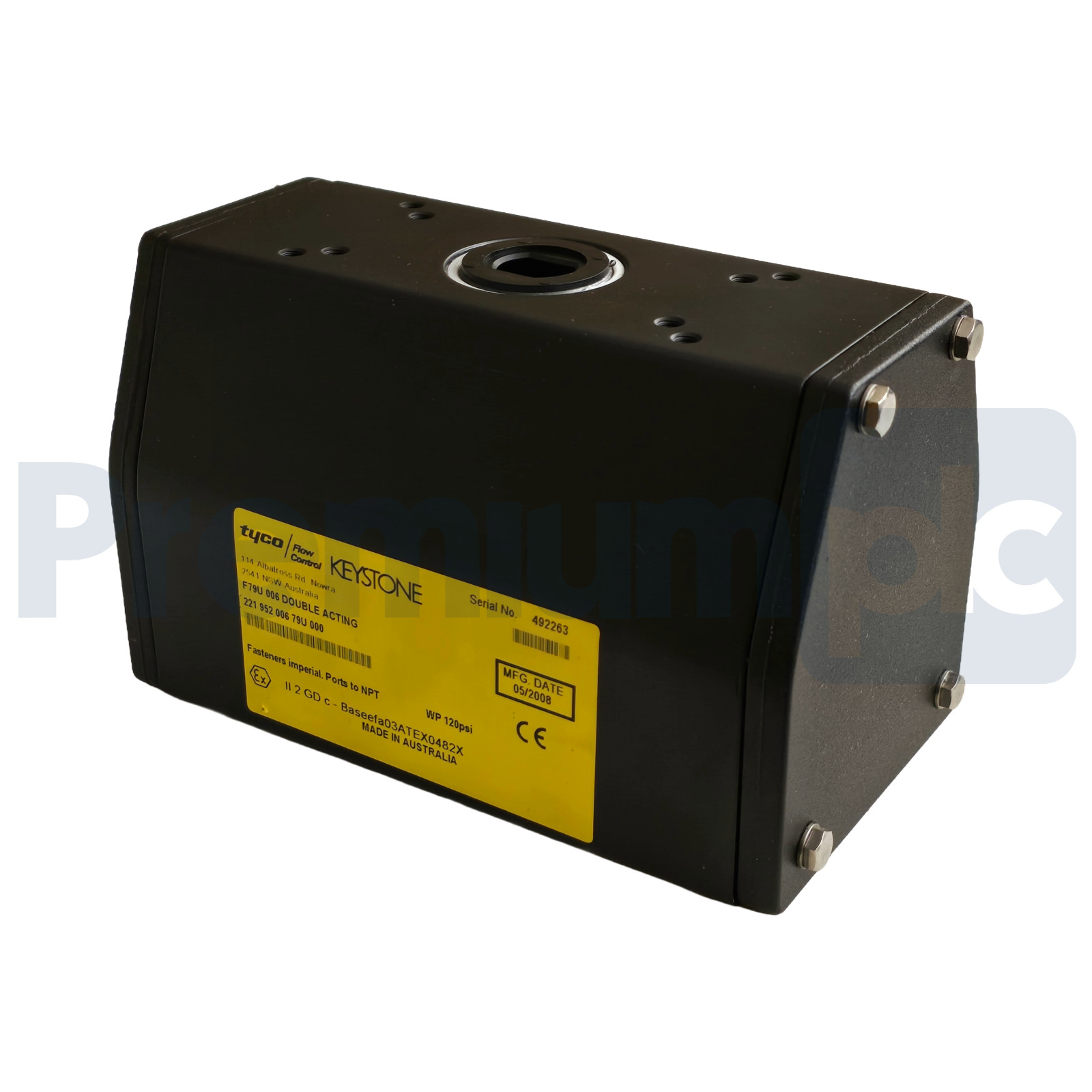 Keystone Tyco F79U 006 Double Acting Pneumatic Actuator 221-952-006-79U-000 NSNP