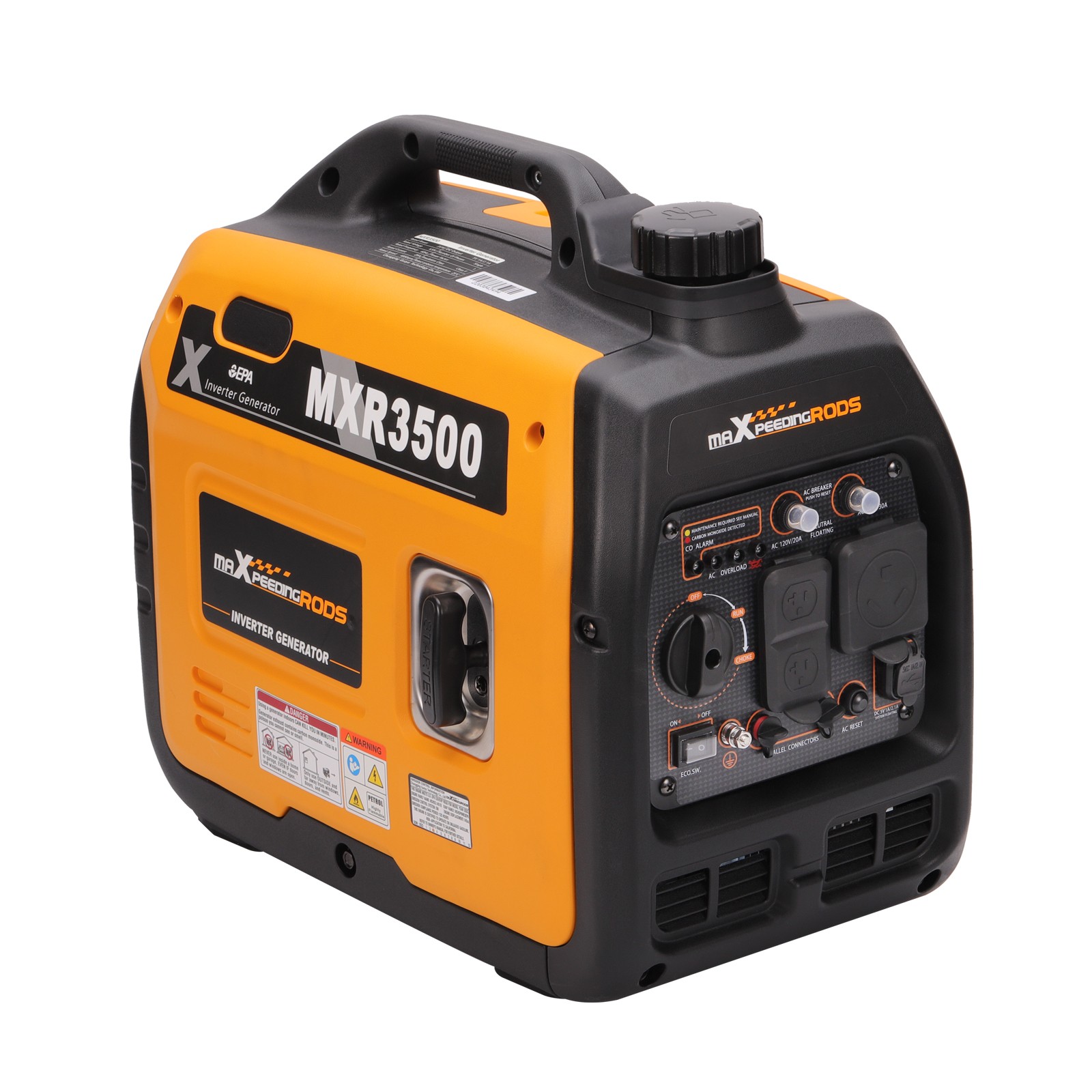 Super Quiet 3500-Watt Portable Inverter Generator Super Lightweight For Caravan