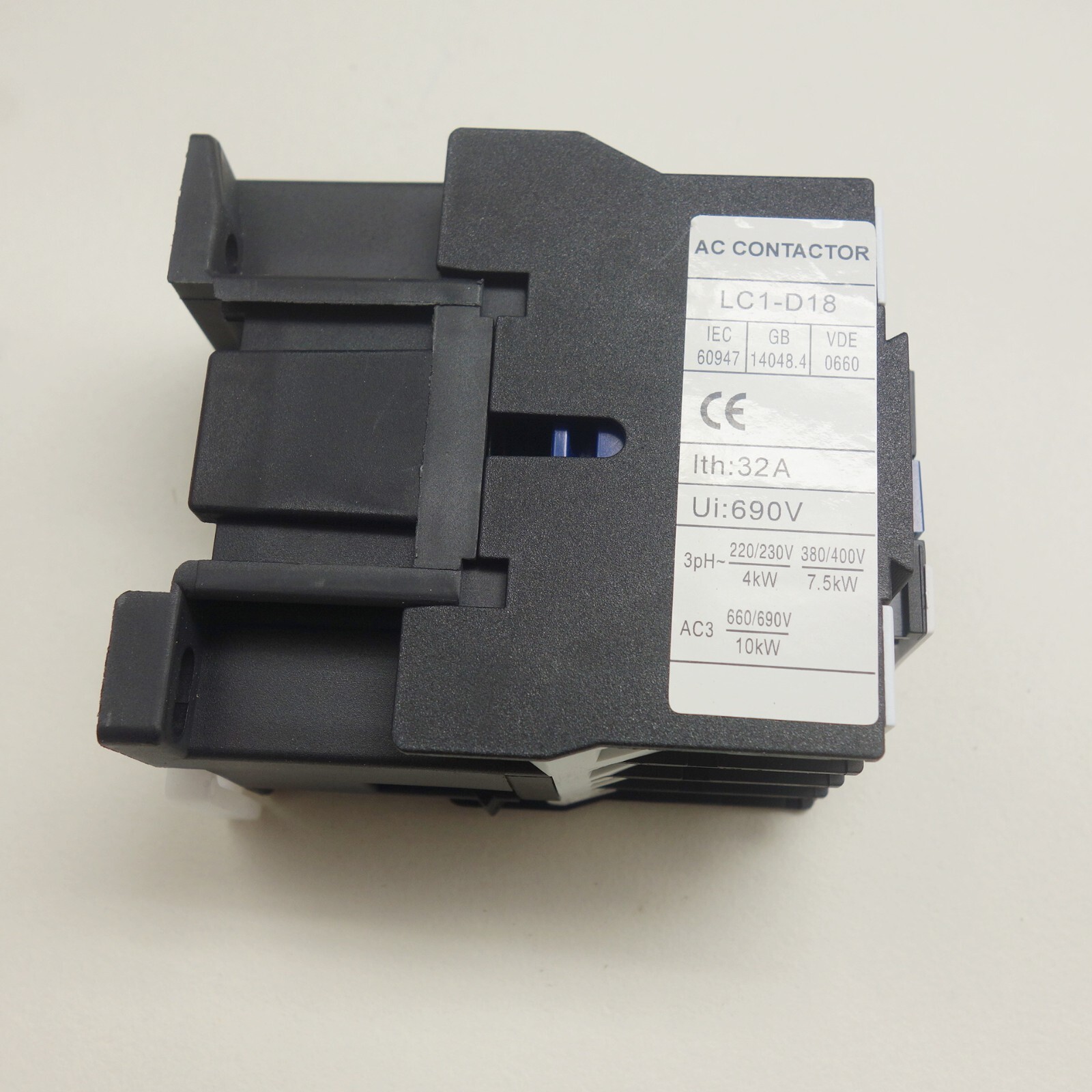 1PC NEW FITS LC1-D1810F7 AC CONTACTOR 18A 110V AC 50/60HZ 3NO+NO USKY3