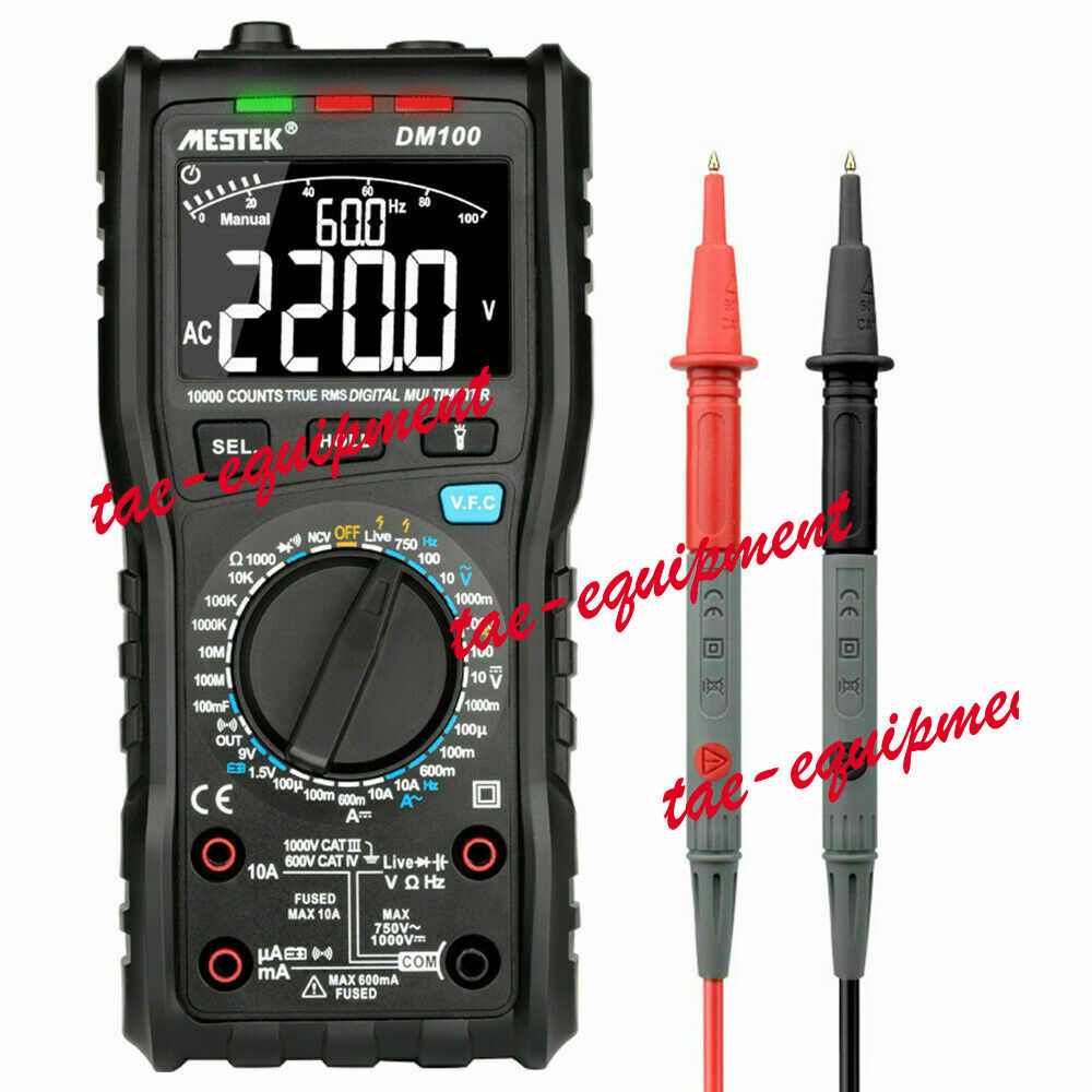 DM100C MESTEK Analog Digital True RMS NCV Live Line Tester Multimeter
