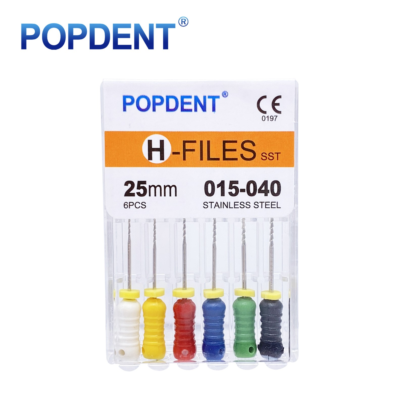 21/25mm Endodontic H Files H File Hedstrom Stainless Steel, Endo Dental Rotary
