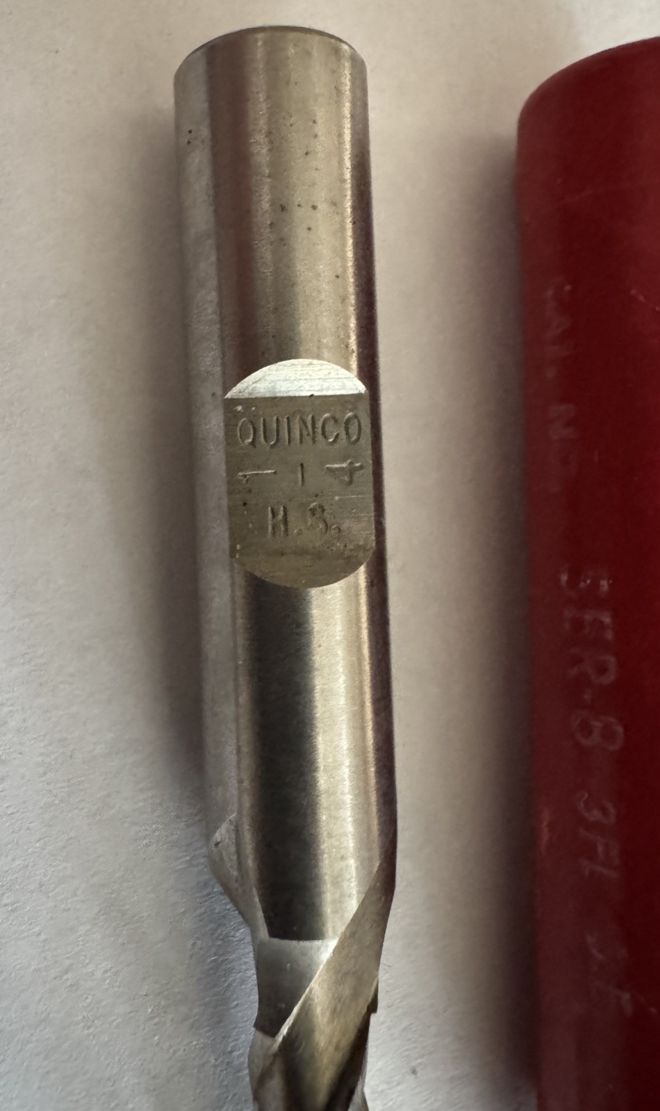 Lot of 4 New Assorted HSS Endmills-Various Size/Types/Brands (As Shown)