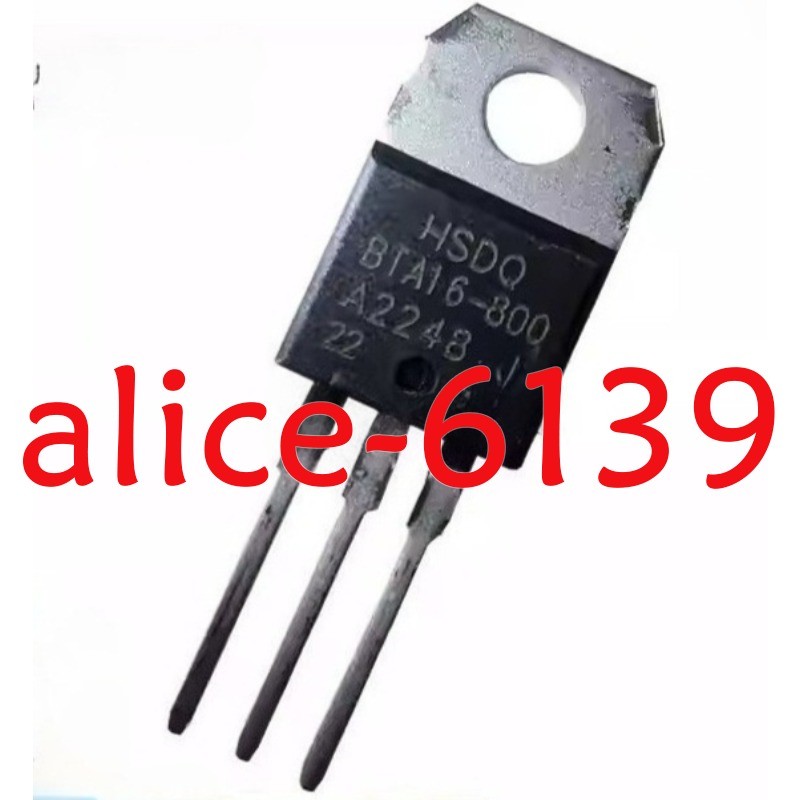 10PCS New BTA16-800 BT139X 16A TO-220 patch HSDQ #JY