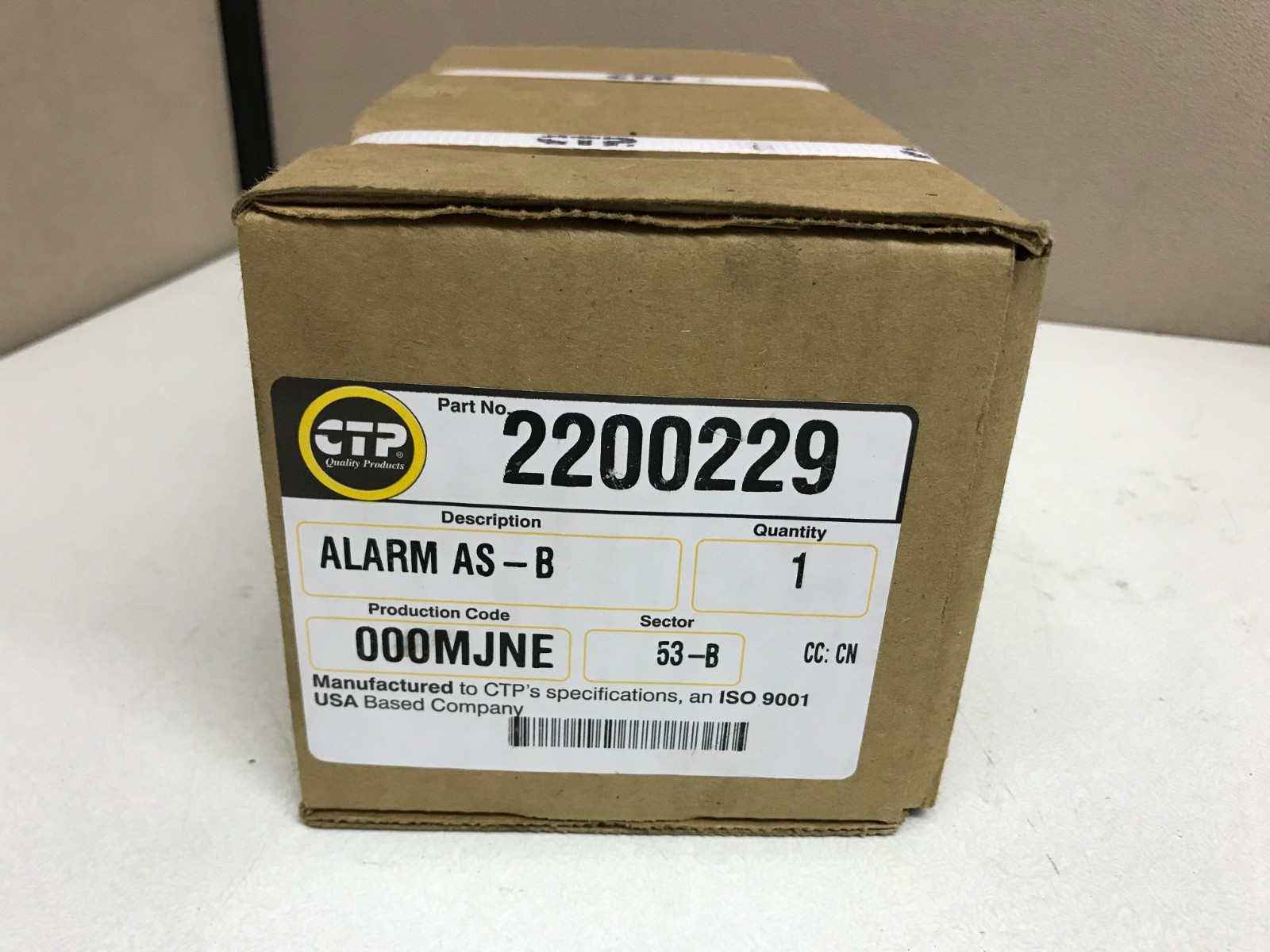 NEW CTP 2200229 Backup Alarm for Caterpillar CAT 220-0229