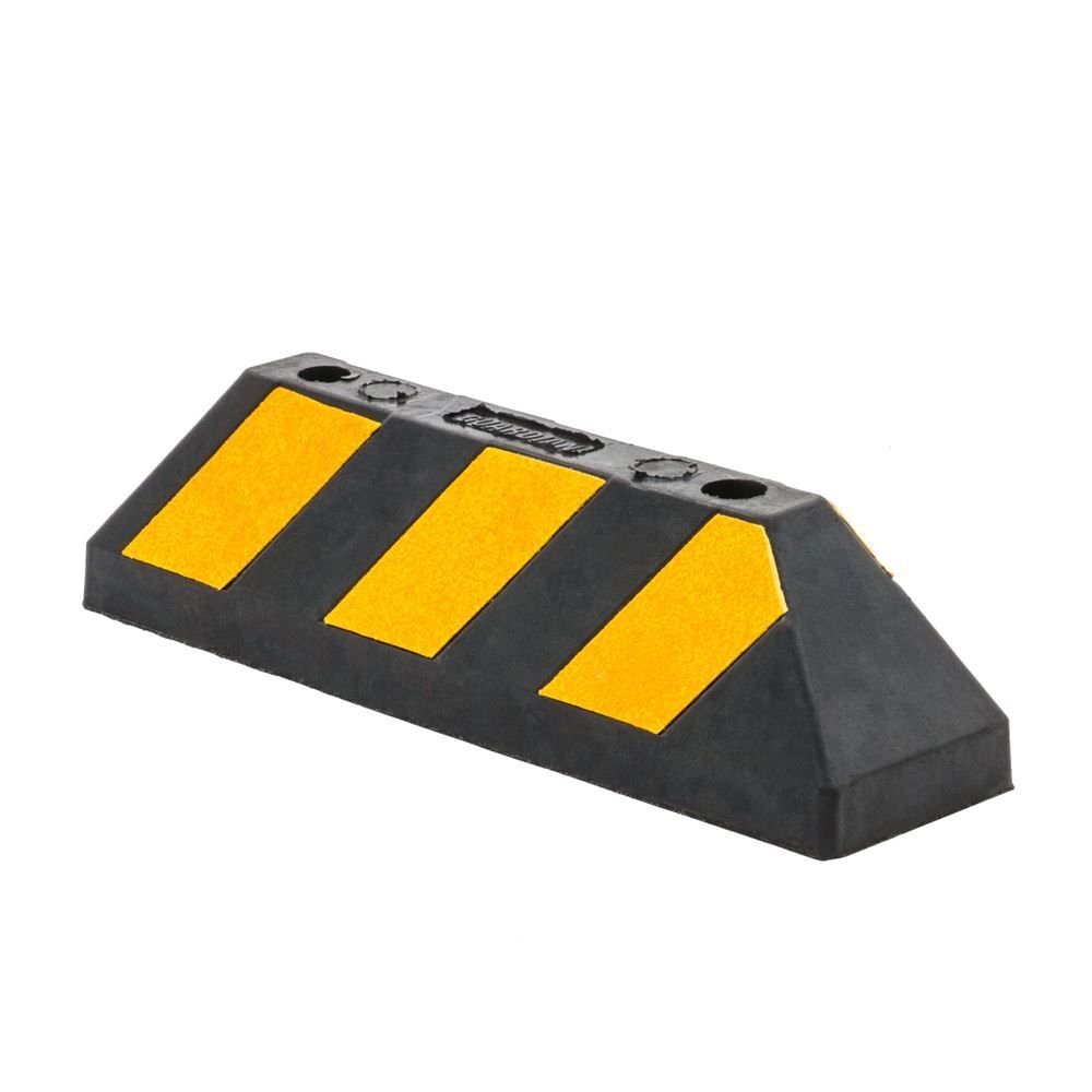Guardian Heavy Duty Rubber Truck Wheel Parking Curb – 22″ Long, 6″ High