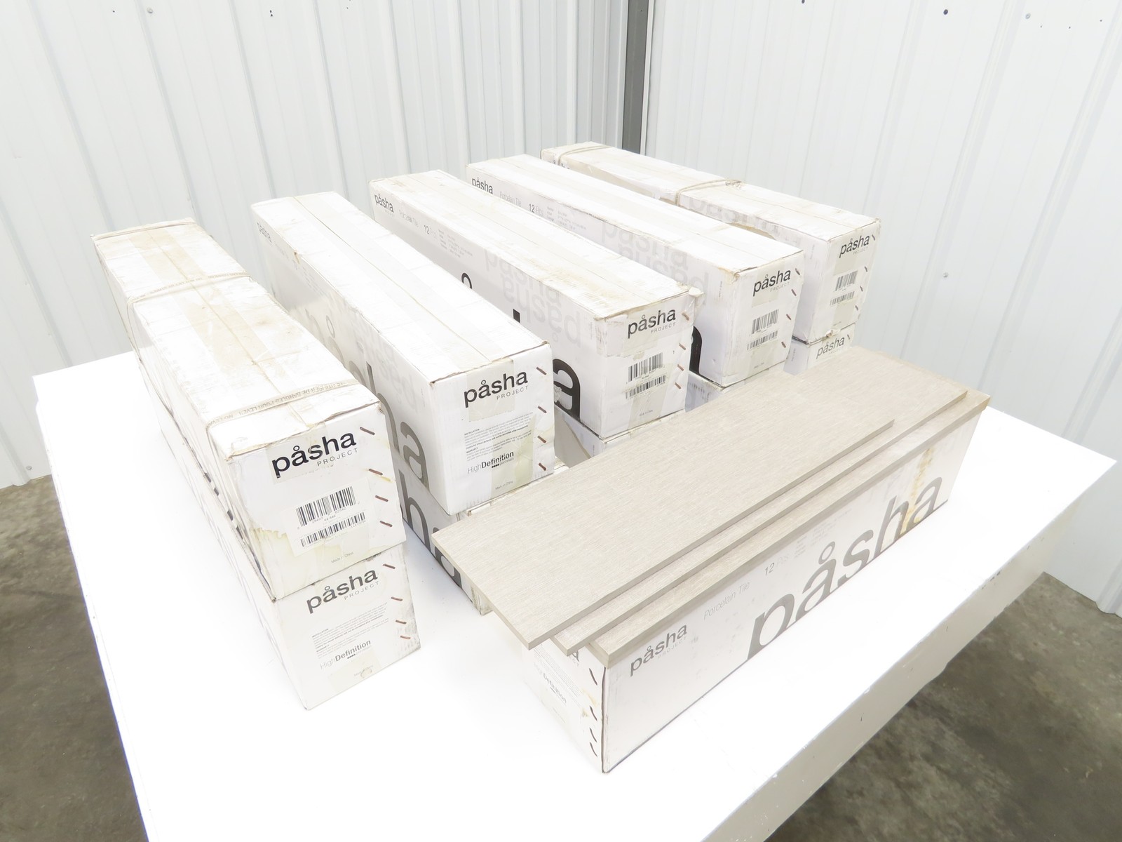 Pasha 6×24″ Belgian Linen Mica HD Rectified Porcelain Tile 9mm 135Sq Ft 11 Boxes