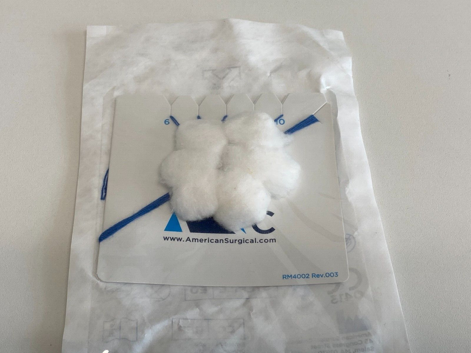 A24: 23 Packs (5/Pack) American Surgical 30-04 Cotton Balls Exp. Date 04-2027