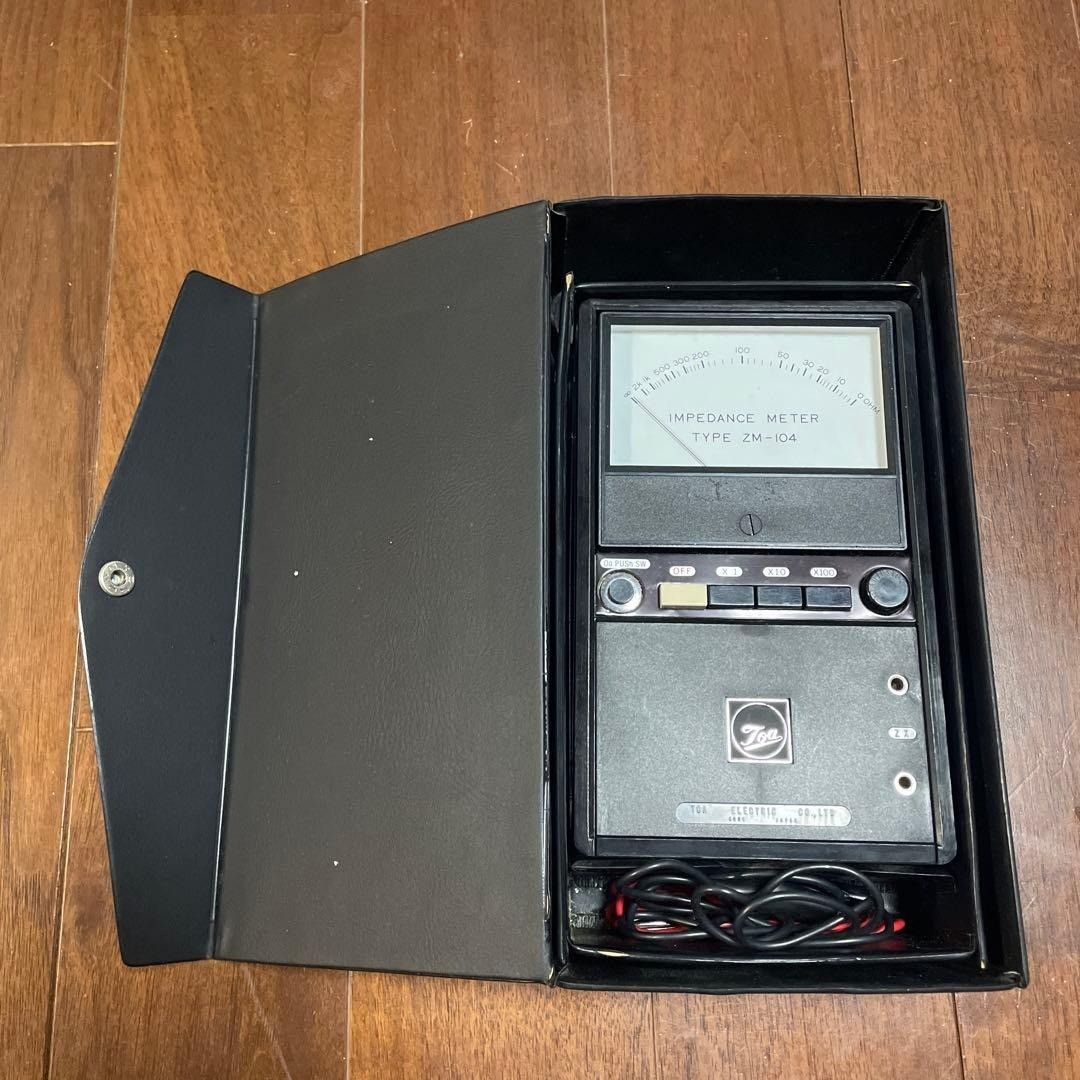 TOA ZM-104 Impedance Meter Handheld Battery Operated Japan Used, Tested