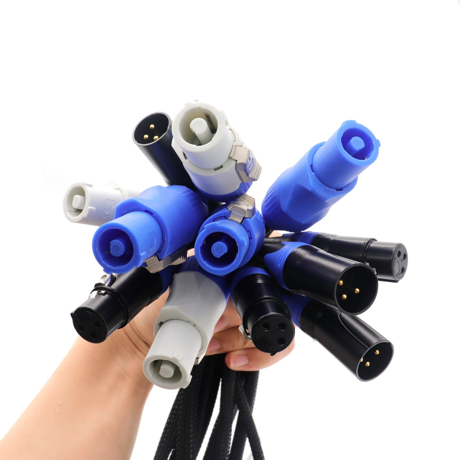 3 Pin XLR Hybrid Stage PVC Insulation Stranded Conductor 250V Rated Moving Head