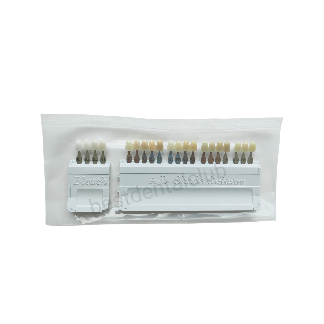 Dental Bleached Shade Guide Bleach Chart Teeth Whitening Based Vita 20 Colors