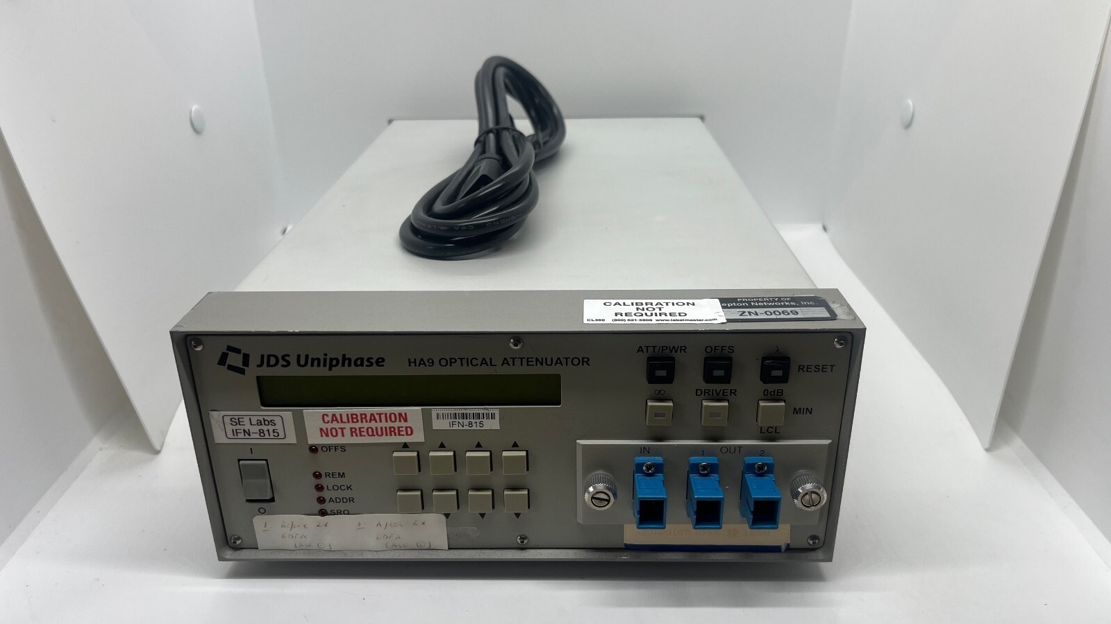 JDS Uniphase HA97E+18ASC1 HA9 Optical Programmable Attenuator