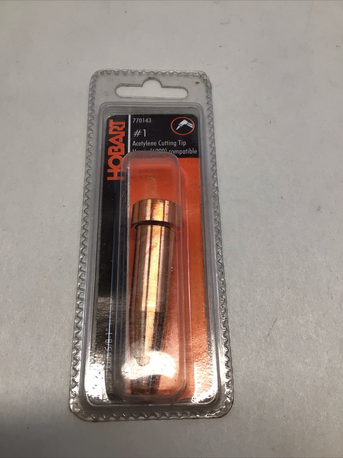Hobart #1 Acetylene Cutting Tip Acetylene Medium Duty Brand New