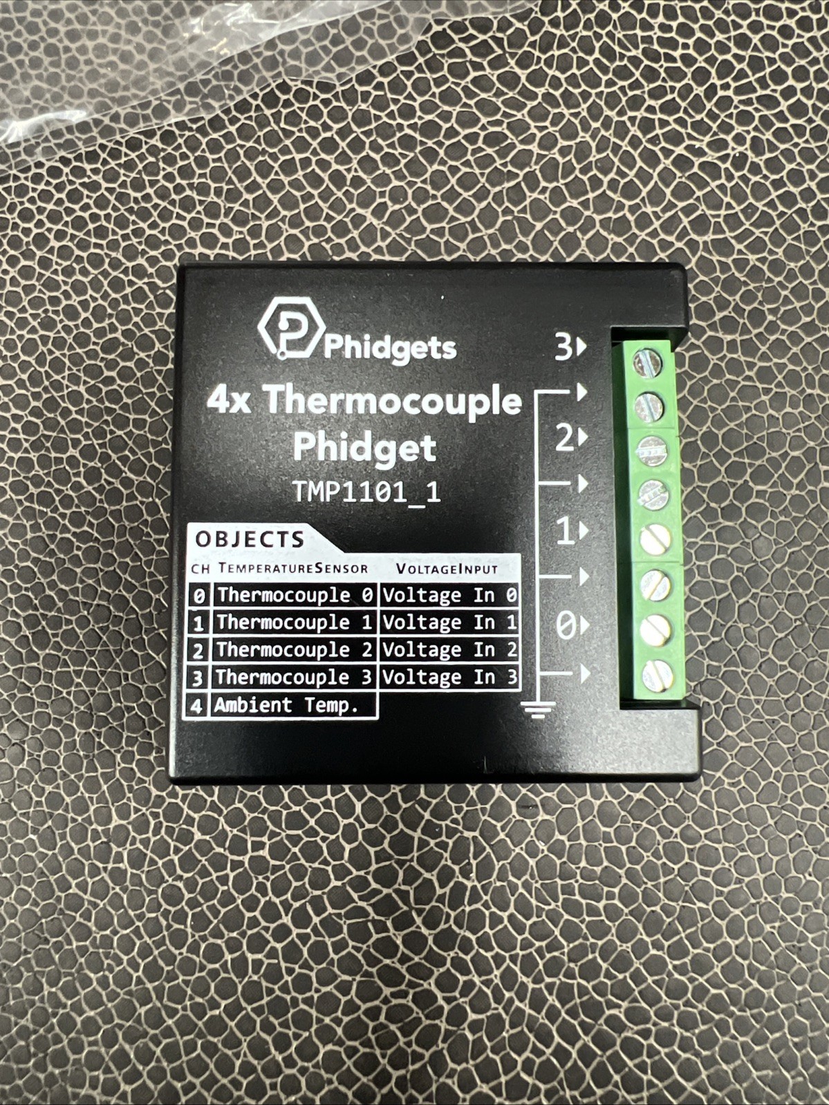 Phidgets TMP1101_1 4x Thermocouple Phidget TC Temperature Sensors 4X Module NOS