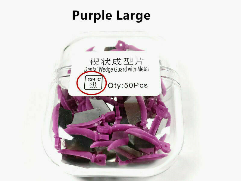 50Pcs Dental Tooth Prep Interproximal Diastema Wedge Guard Matrix Fender Wedges
