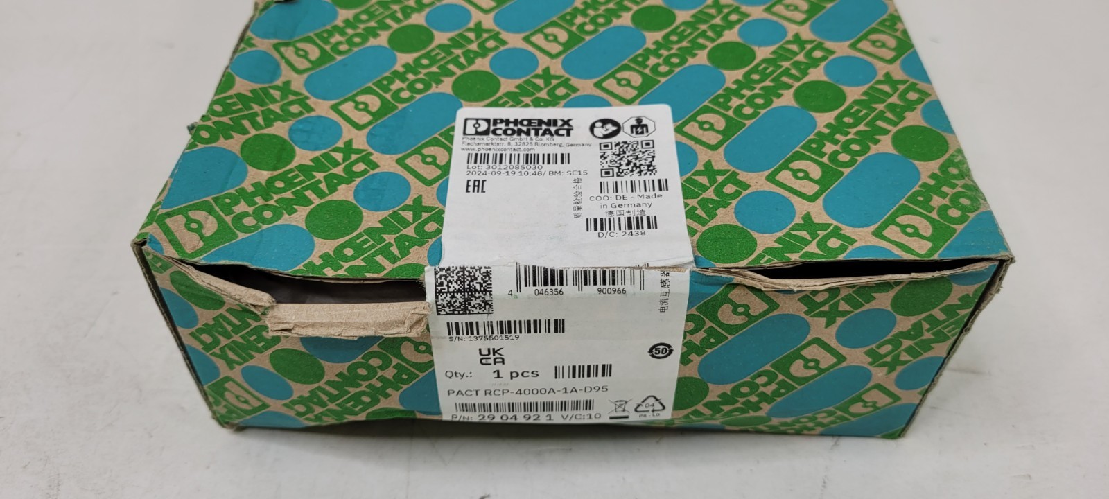 Phoenix Contact 2904921 PACT RCP-4000A-1A-D95 – Current Transformer