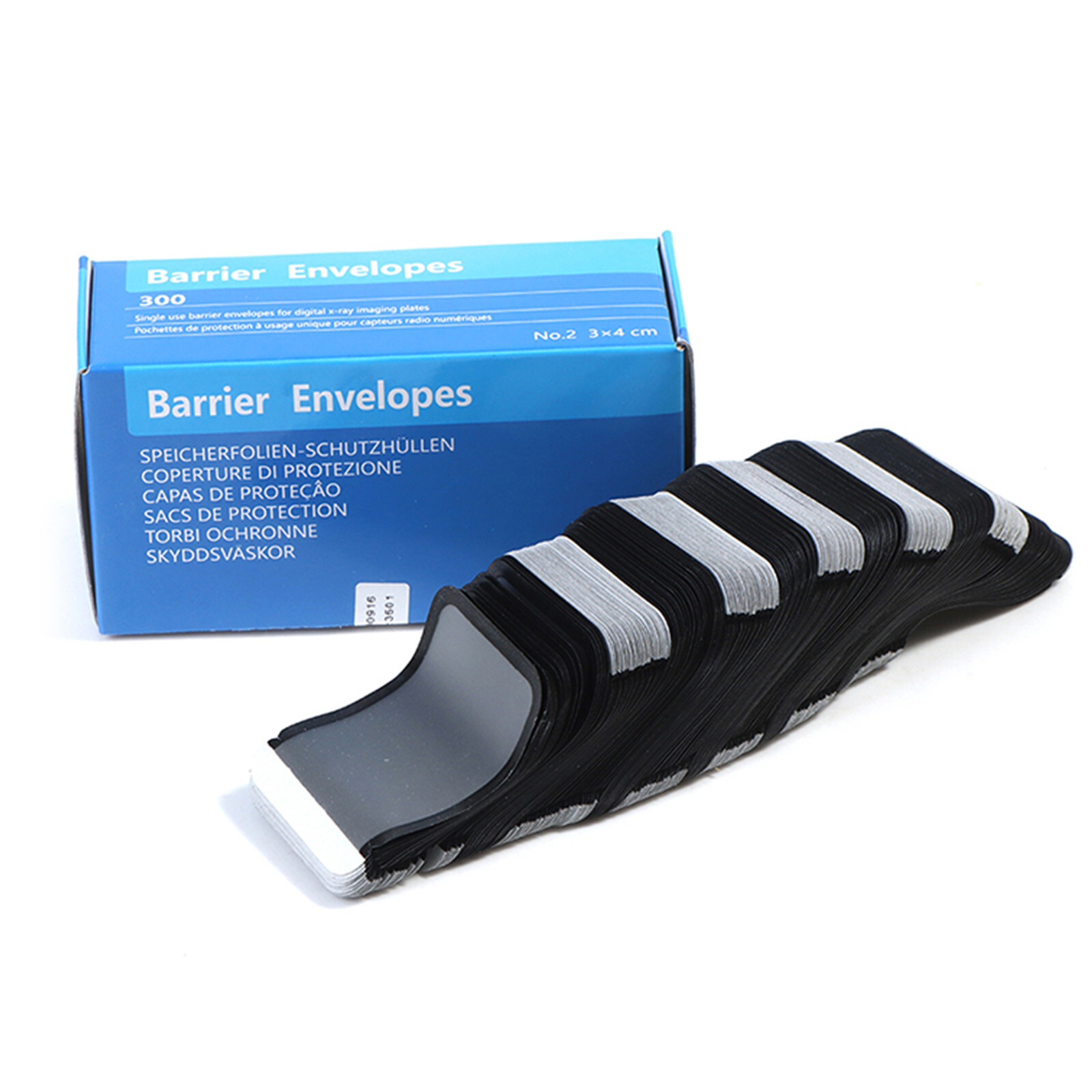500Pcs Disposable Dental X-ray Film Machine Protective Bags Barrier Envelopes 2#