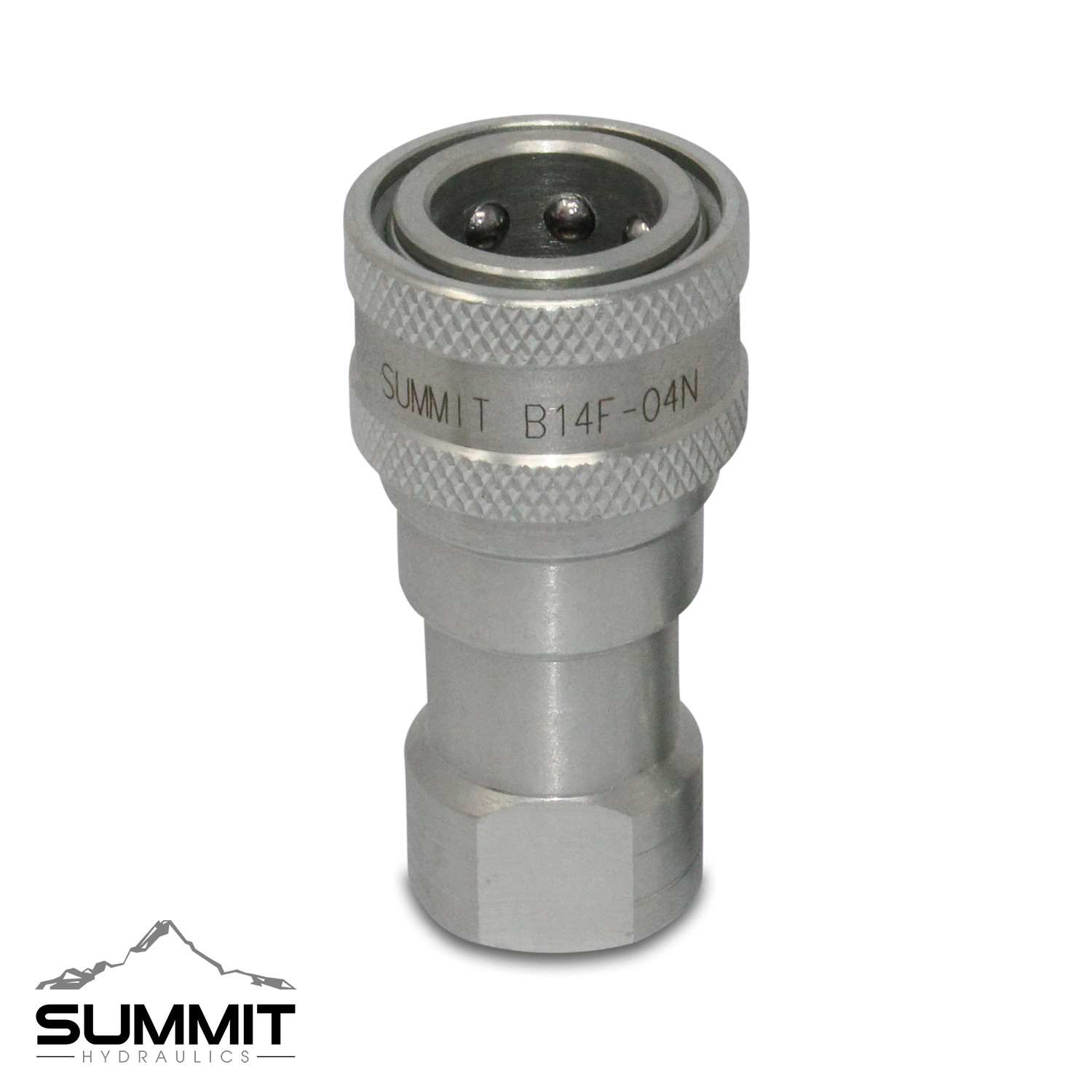 1/4″ NPT ISO 7241-B Quick Disconnect Hydraulic Coupling / Coupler Set