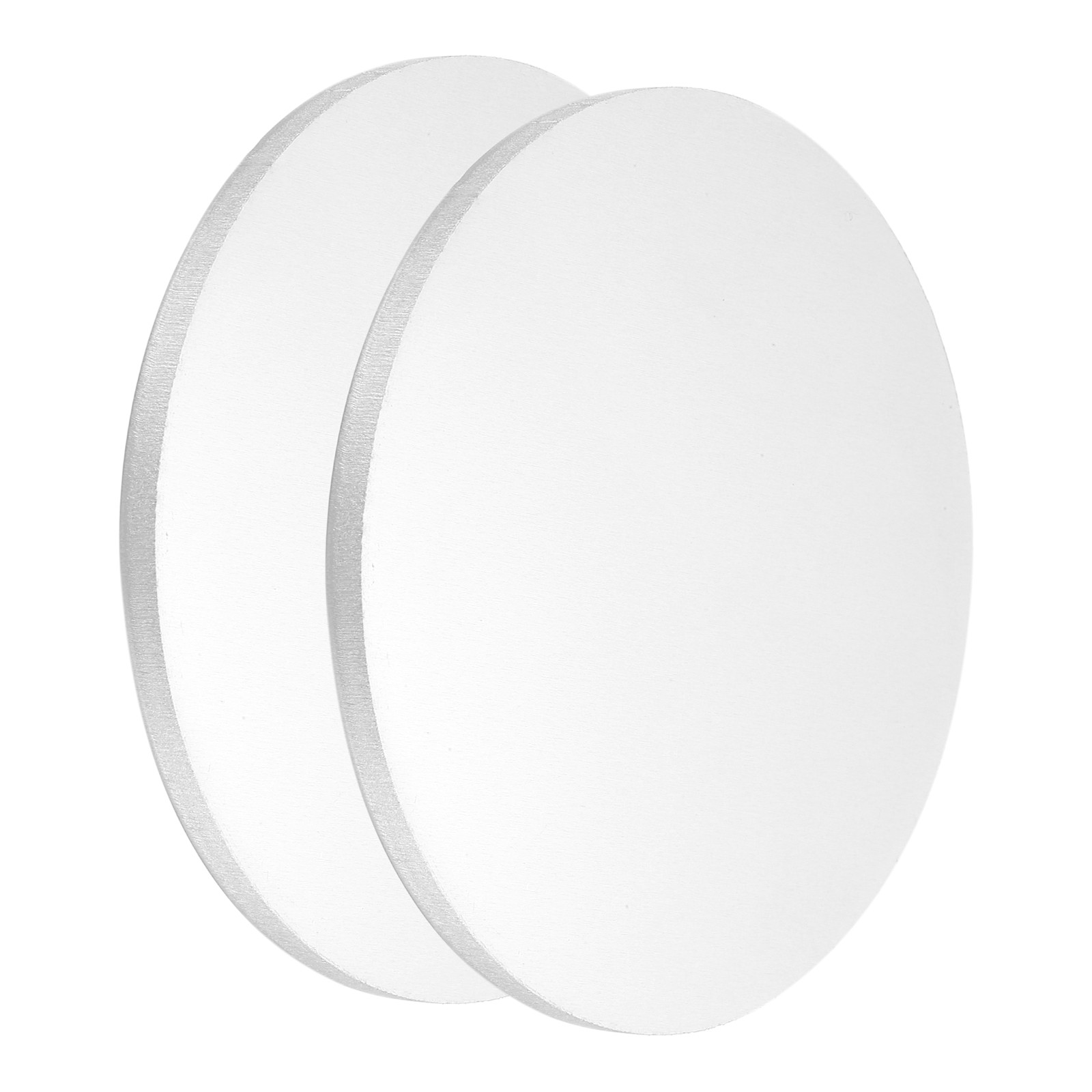 2Pcs Aluminum Disc 3″(80mm) Dia 0.2″(5mm) Thick Round 5052 Aluminum Sheets