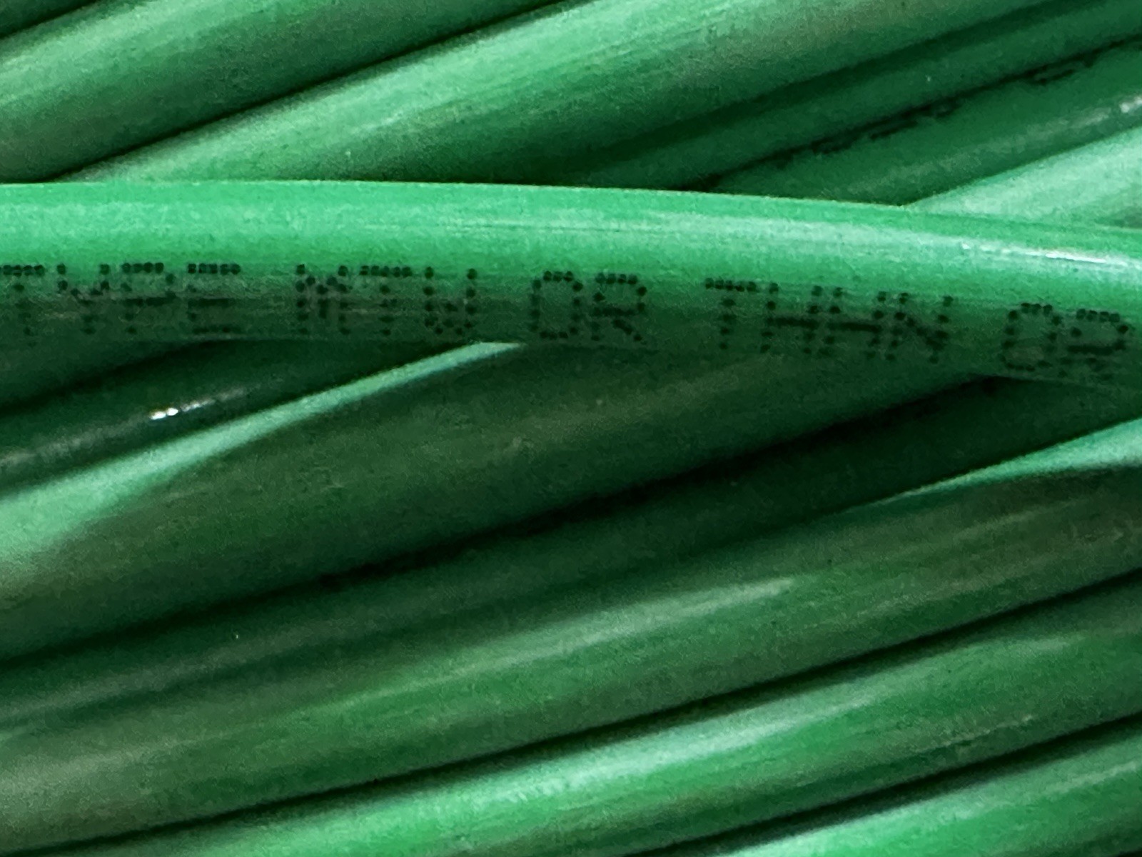 50’ FEET THHN THWN-2 8 AWG GAUGE GREEN STRANDED COPPER BUILDING WIRE VW-1 NEW