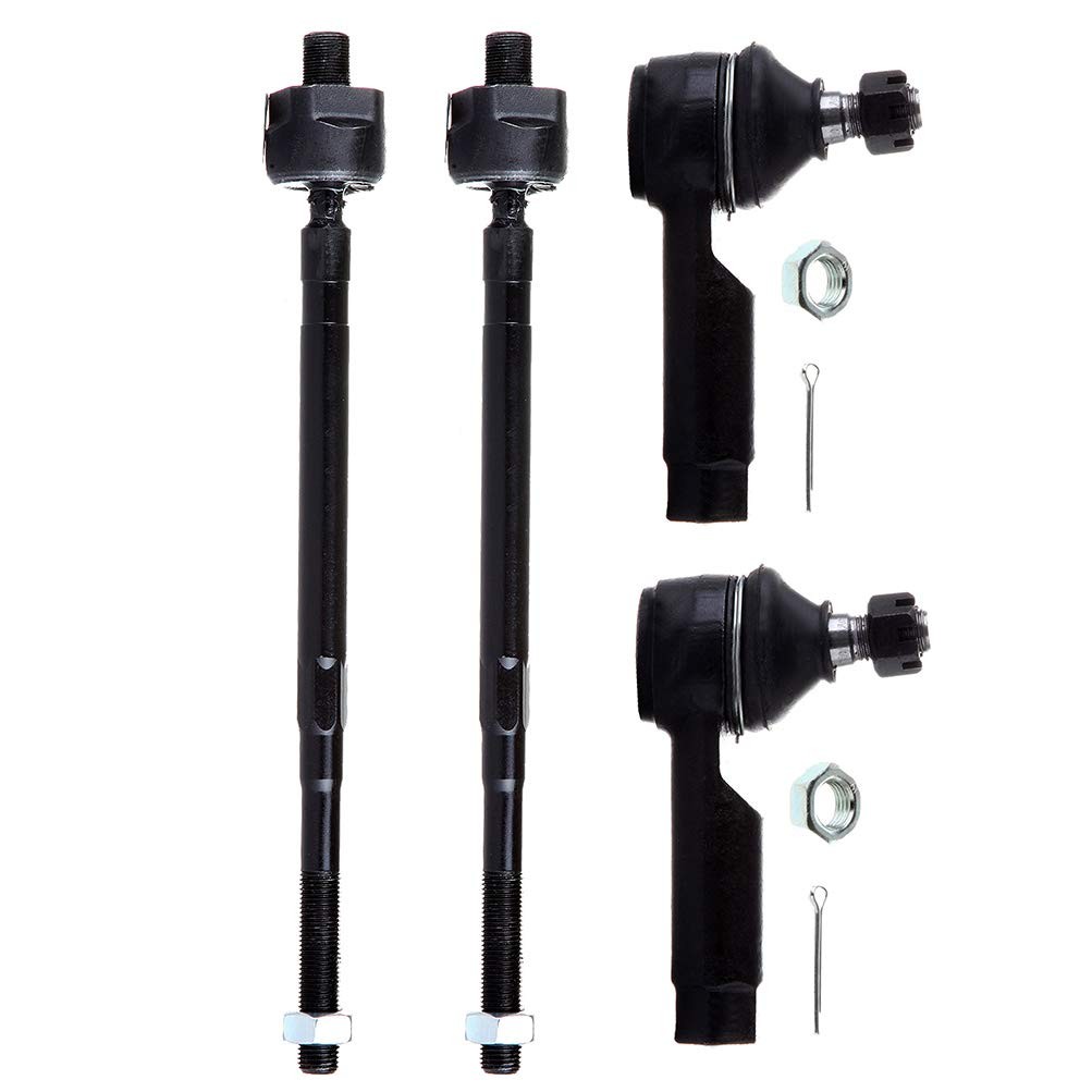 Inner Outer Tie Rods Front Suspension Set of 4 Fit 2000-2004 I30 I35 Maxima