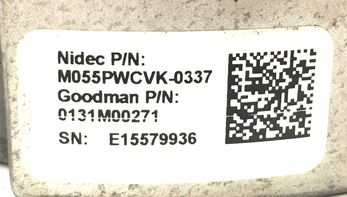 Goodman M055PWCVK-0337 Programmable ECM Module ONLY 0131M00271 used #Z272B