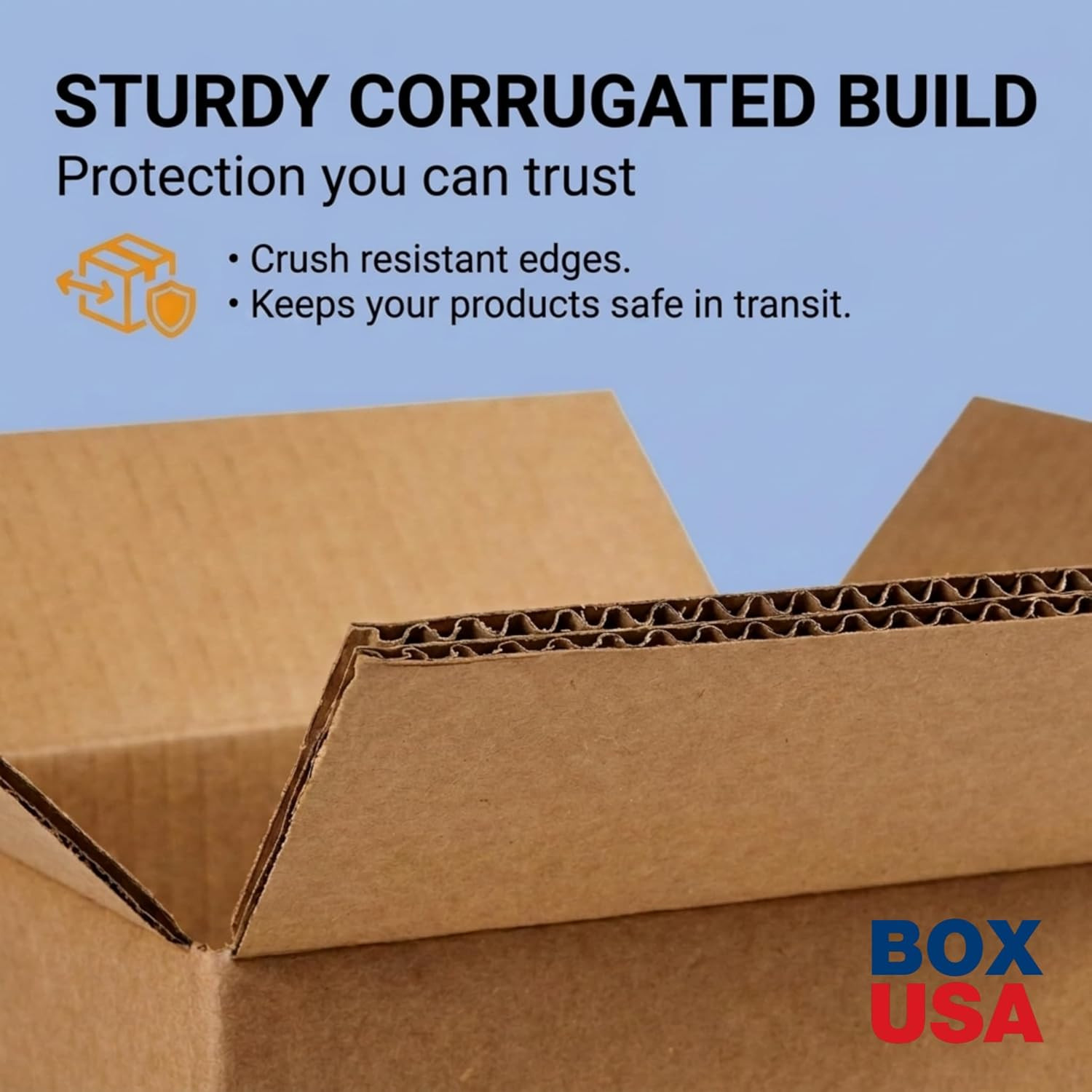 Medium Shipping Boxes 12″L x 9″W x 4″H, 25-Pack, Corrugated Cardboard