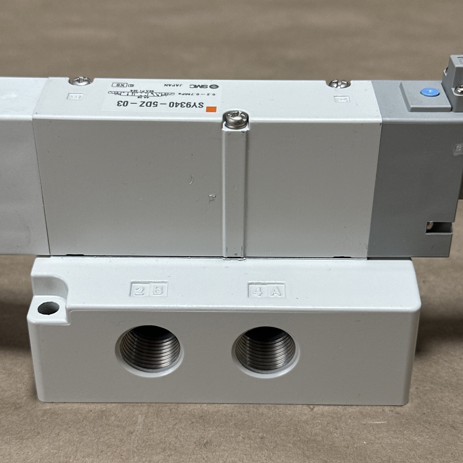 NEW NO BOX- SMC SY9540-3LZ-03T Solenoid Directional Valve 0.2~0.7MPa || WARRANTY