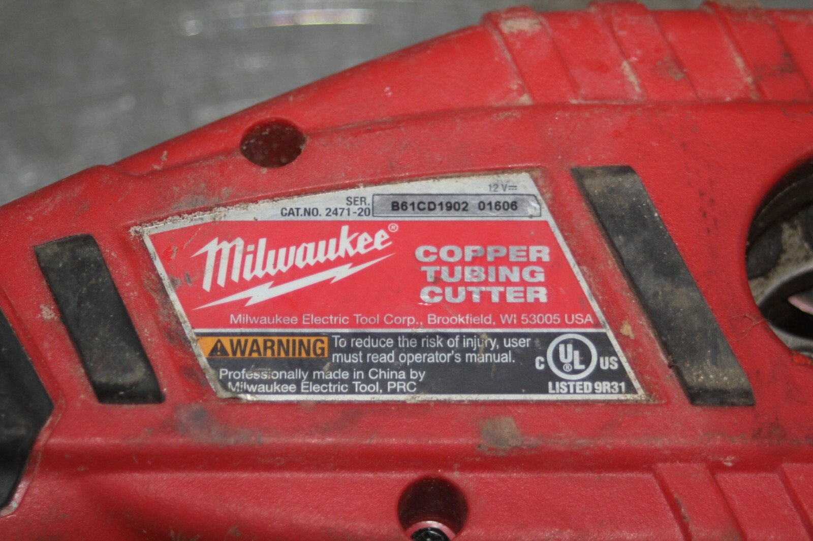 Milwaukee Copper Pipe & Tubing Cutter 2471-20