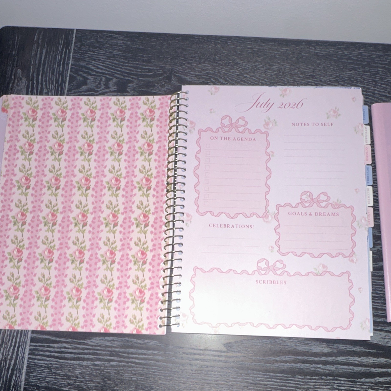 LoveShackFancy x Planner 2026-2027 Weekly/Monthly Floral Large composition