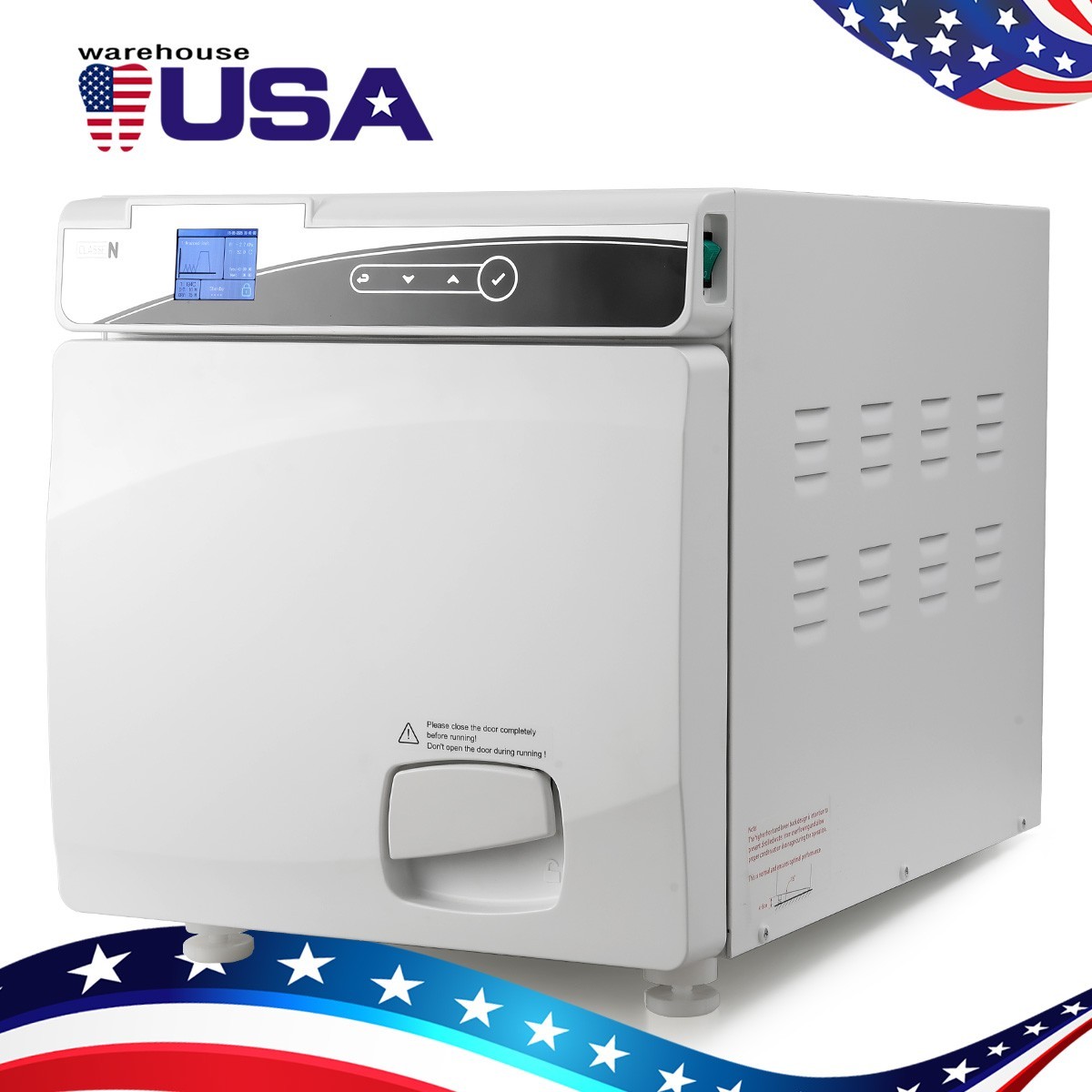 22L Class N Dental Autoclave Vacuum Steam Sterilizer with Drying Function