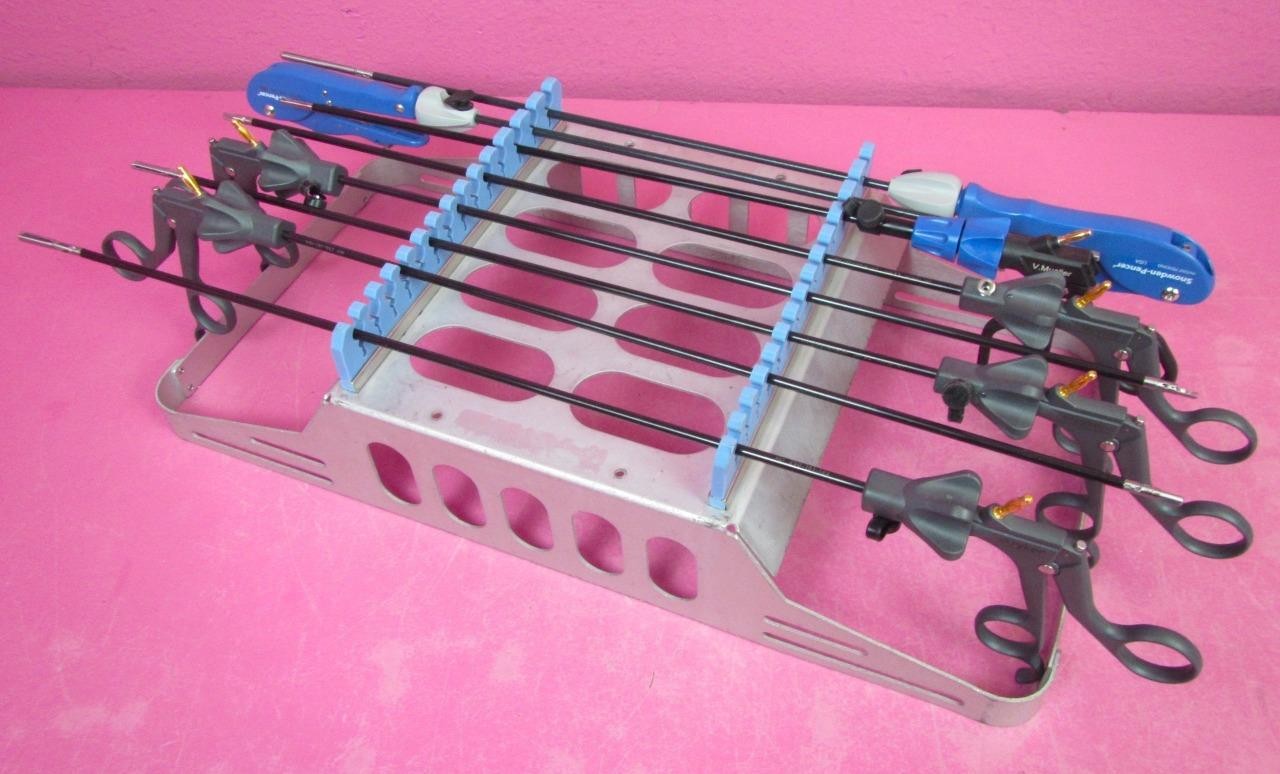 Stryker V.Mueller Snowden Pencer 8 Pc Bipolar 5mm Laparoscopic Instrument Set