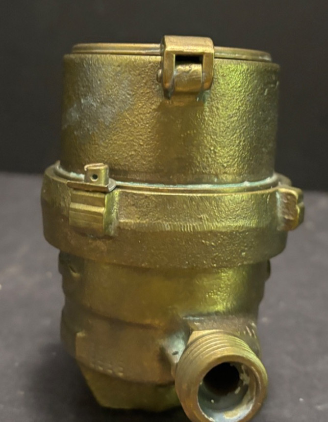 Elorriaga Tavira SOLID BRASS WATER METER SanSebastian Spain Industrial Chic 1964