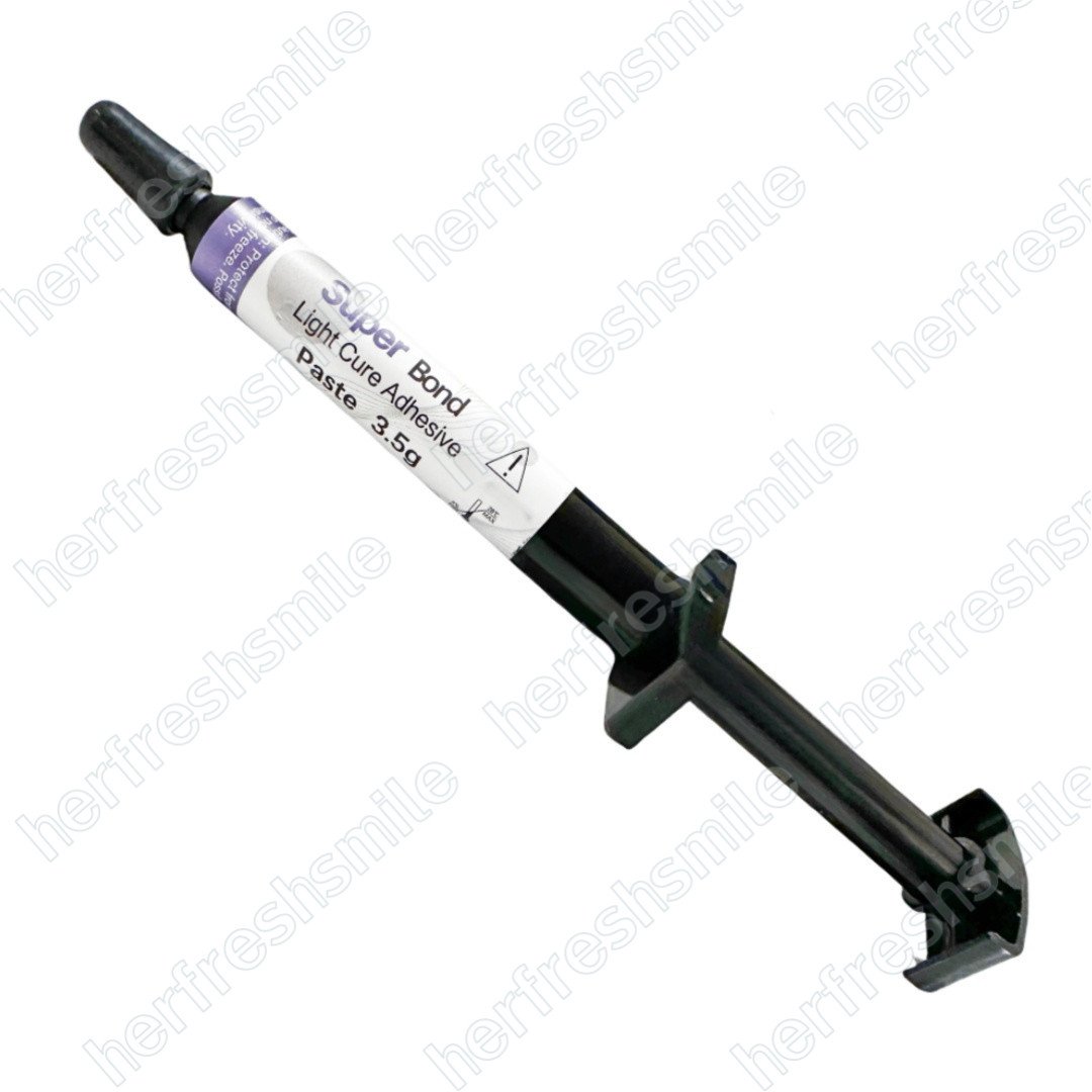 Dental Super Bond Paste Light Cure Adhesive Orthodontic Brackets Bonding 3.5g/pc