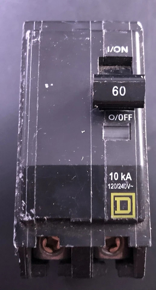 USED Square D QO260 Circuit Breaker 60A 2P 120/240 V 10 kA Type Qo